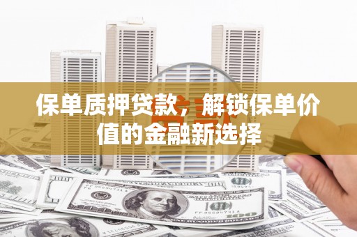 云梦保单质押贷款，解锁保单价值的金融新选择