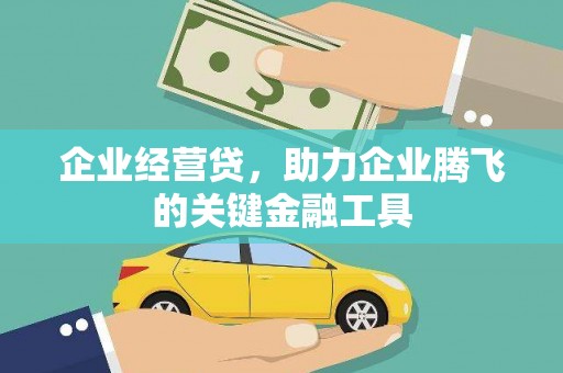 云梦企业经营贷，助力企业腾飞的关键金融工具