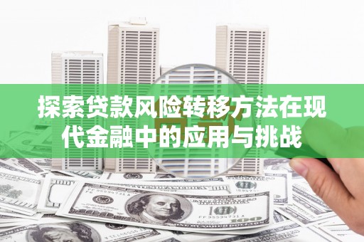 云梦探索贷款风险转移方法在现代金融中的应用与挑战
