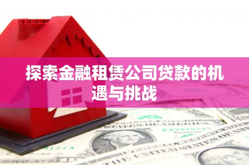 云梦探索金融租赁公司贷款的机遇与挑战