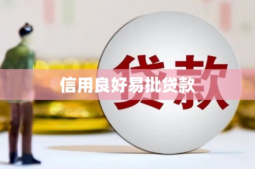 云梦信用良好易批贷款