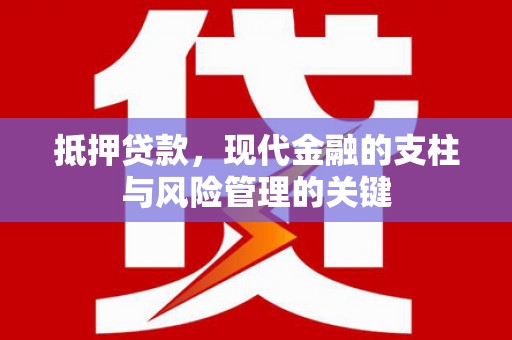 云梦抵押贷款，现代金融的支柱与风险管理的关键