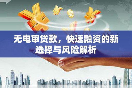 云梦无电审贷款，快速融资的新选择与风险解析