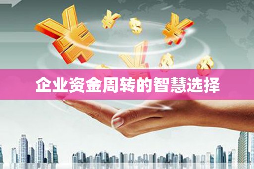 云梦企业资金周转的智慧选择