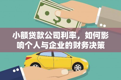 云梦小额贷款公司利率，如何影响个人与企业的财务决策