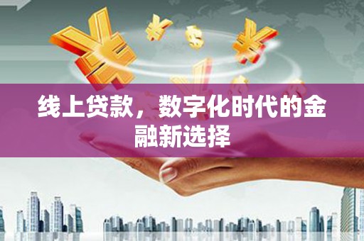 云梦线上贷款，数字化时代的金融新选择