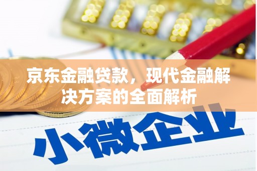 云梦京东金融贷款，现代金融解决方案的全面解析
