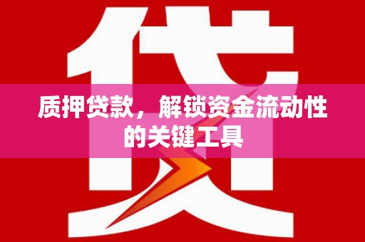 云梦质押贷款，解锁资金流动性的关键工具