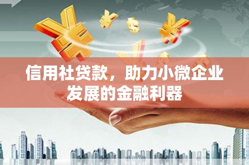 云梦信用社贷款，助力小微企业发展的金融利器