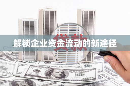 云梦解锁企业资金流动的新途径