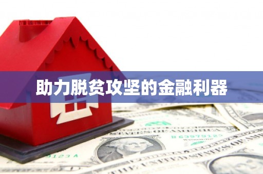 云梦助力脱贫攻坚的金融利器